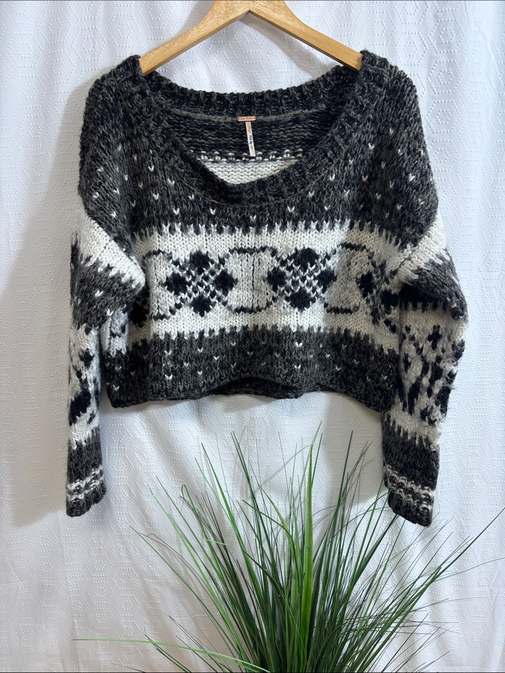Free People Alpine Pullover cropped sweater - Picture 3 of 7